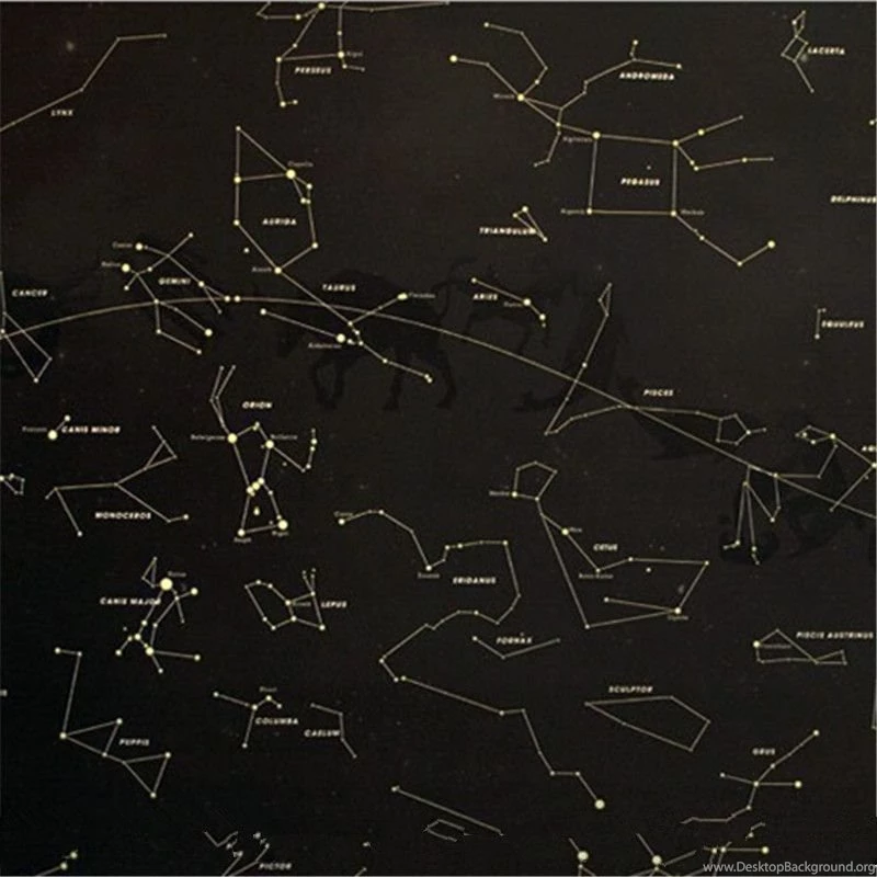 1 Piece Vintage Glow In The Dark Sky Luckies Star Map Poster ...