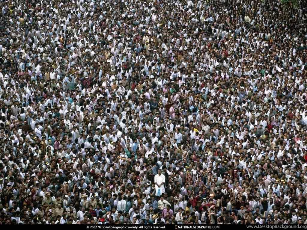 Kerala State, India, Trichur Pooram Crowd, 1996, Photo Of The Day ...