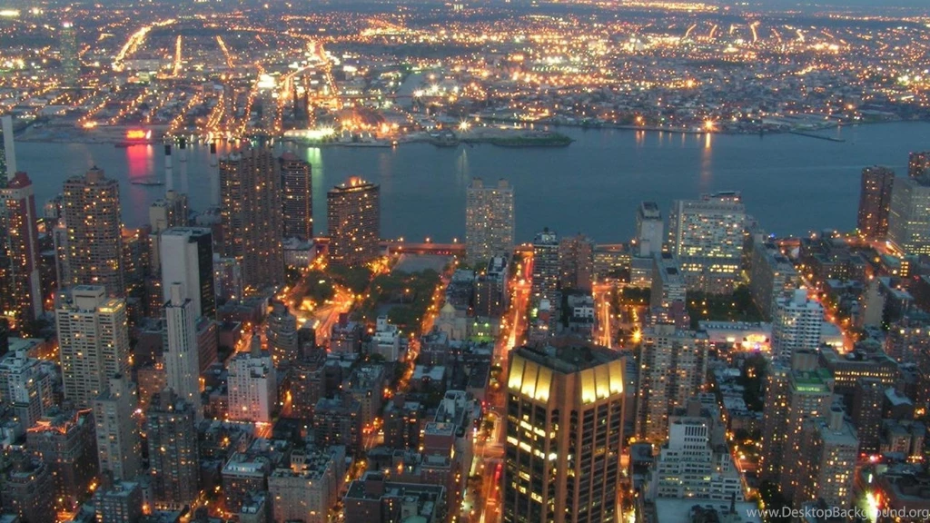 Cityscapes Lights Nyc River Crowd New York City HD Wallpapers ...