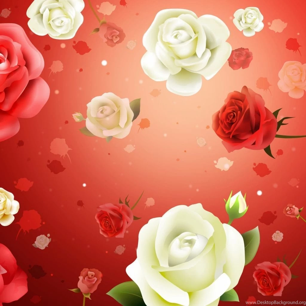 Download Wallpapers 1024x1024 Flowers, Roses, Background, Texture ...