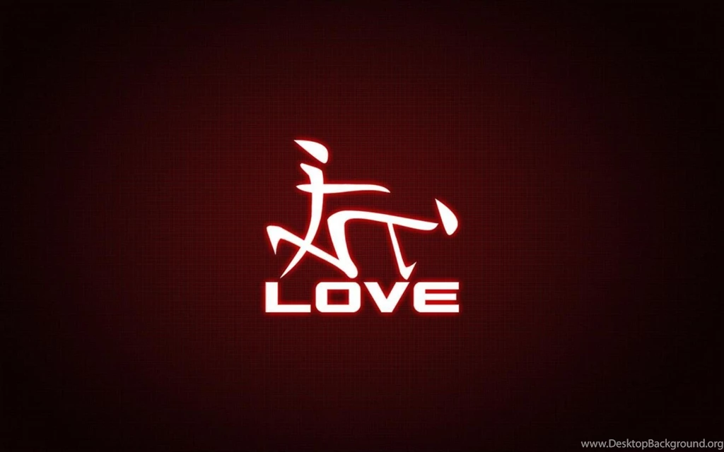 Funny Kanji Love Typography Best Widescreen Backgrounds Awesome