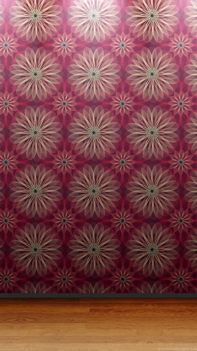 640x1136 Floral Wall Pattern Iphone 5 Wallpapers