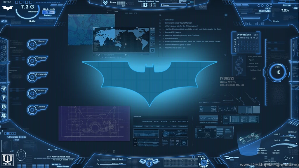 Download Wallpapers Desktop Computer Batcomputer WIP Imgur