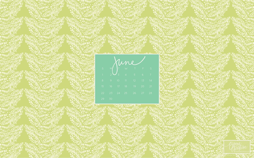 June Desktop + Smart Phone Calendars