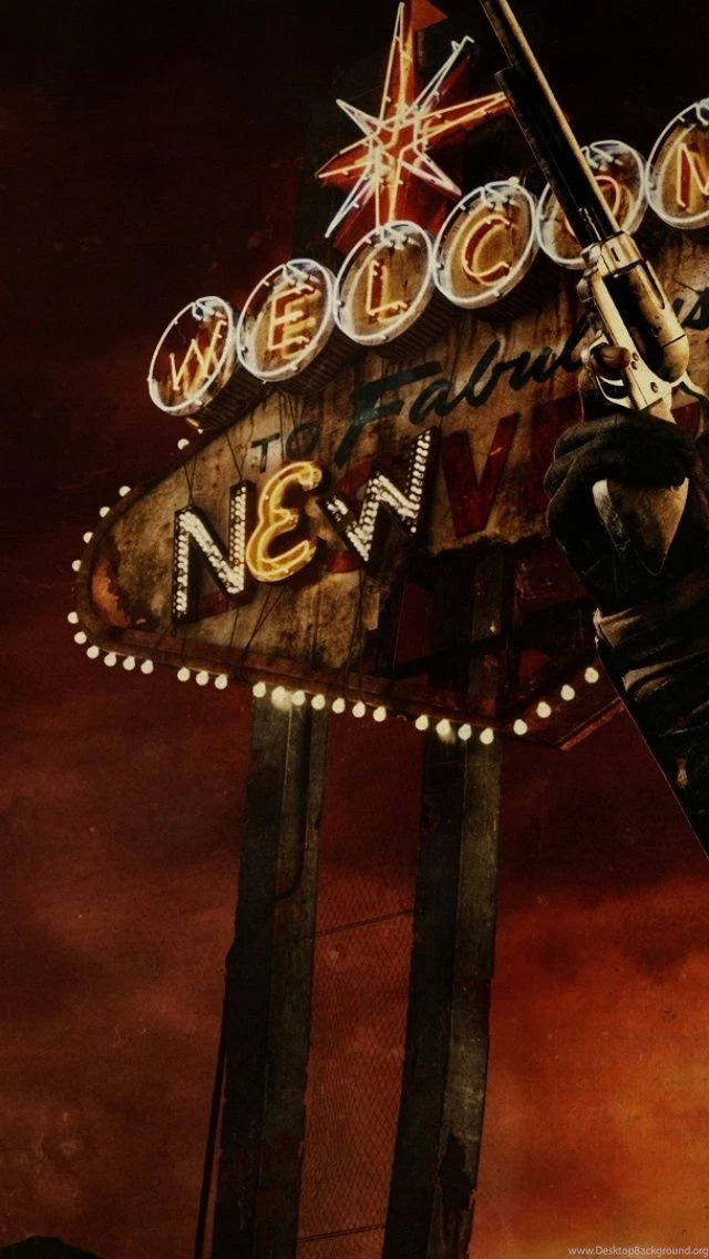 Fallout New Vegas iPhone 5 Wallpapers