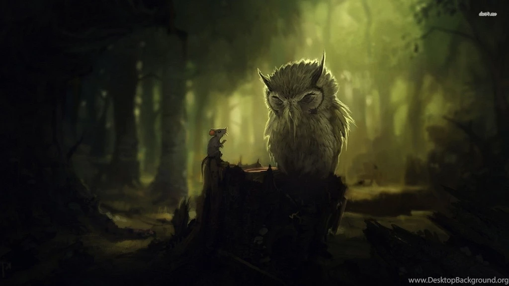 Owl And Mouse Wallpapers Artistic Wallpapers