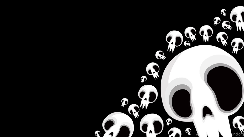 Download Wallpapers 3840x2160 Skull, Black, White, Drawing 4K Ultra ...