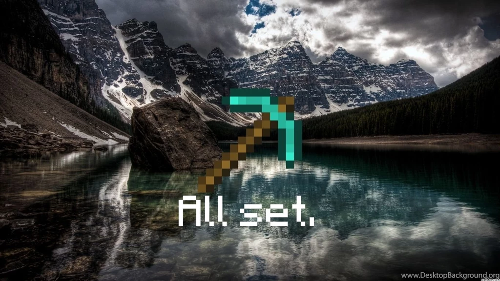 Wallpapers Minecraft House Hd 1366x768