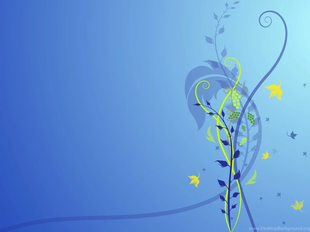 Blue Flower Abstract Wallpapers
