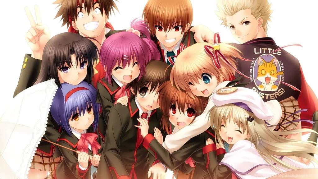 Little Busters! Inohara Masato Kamikita Komari Kurugaya Yuiko ...
