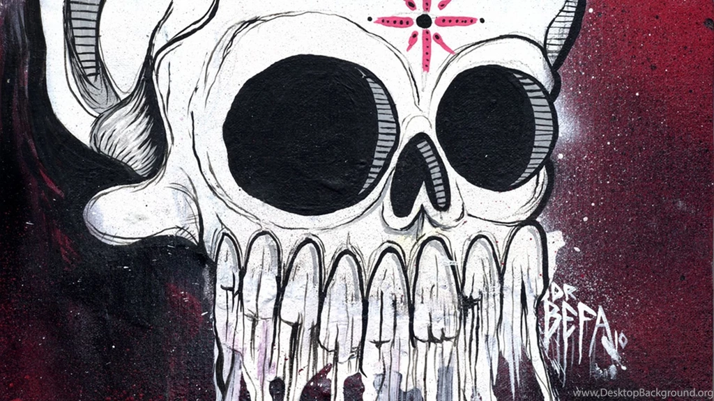Gallery For   Skull Graffiti Wallpapers