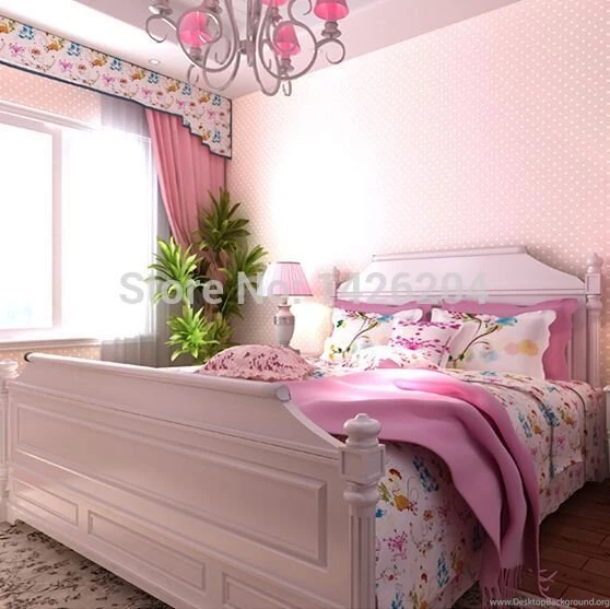 Great Wall Blue Pink Green High End Wallpapers For Baby Room ...