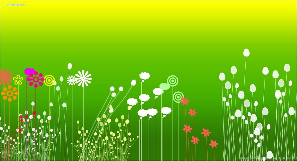 Flowers With Green Backgrounds ImgMob