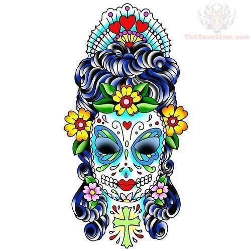 Vintage Sugar Skull Wallpapers