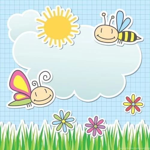 Cute Baby Backgrounds Vector 03 Vector Backgrounds Free Download