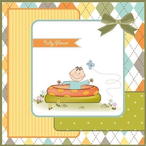 Elements Of Cute Baby Cards Backgrounds Vector 04 Vector ...
