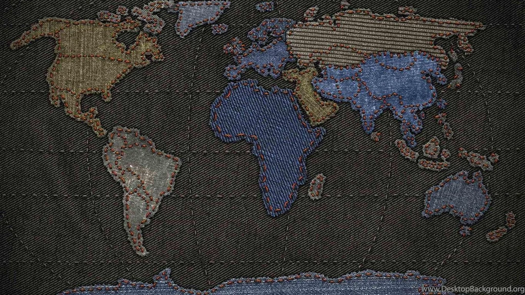 1366x768 Cool World Map Desktop Wallpapers Free Download