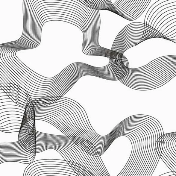 Paisley Stripe Wallpapers Modern Spiral Graphic Geometric Wallpapers ...