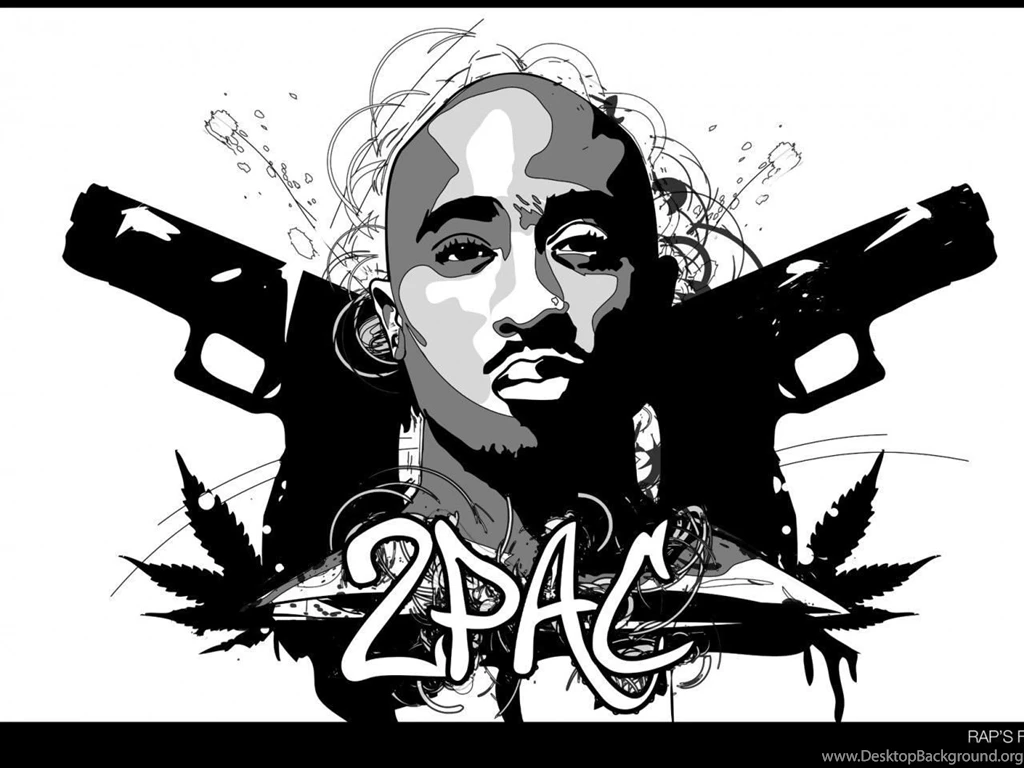 2pac Guns Wallpapers