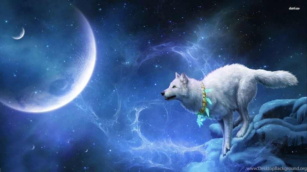 Wolf In Space Wallpapers   Digital Art Wallpapers