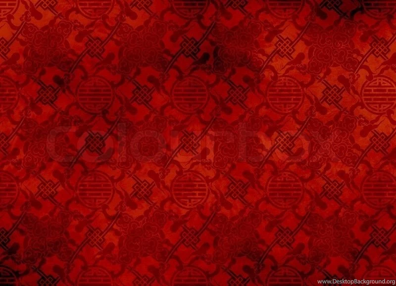 Chinese Red Textured Pattern In Filigree For Backgrounds Or ...