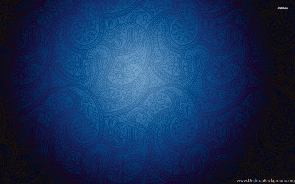 Blue Floral Wall Pattern Wallpapers Abstract Wallpapers