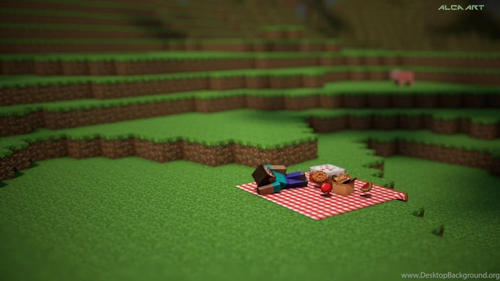 Steve's Picnic (Wallpaper) By AlcaMagic On DeviantArt