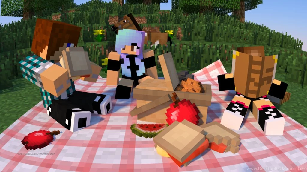 Minecraft Wallpapers 6 Make A Picnic By Neps Gear Plutie On DeviantArt