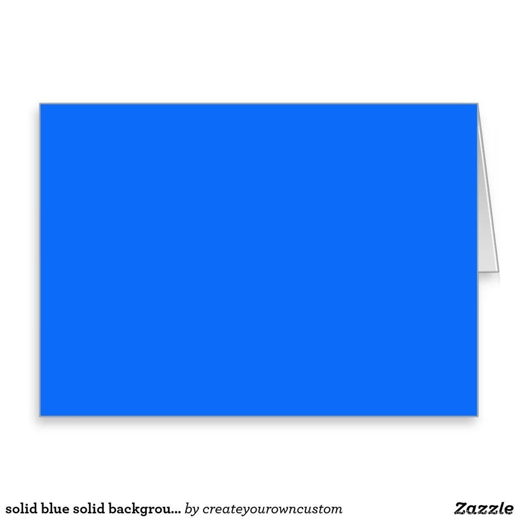 Solid Blue Solid Backgrounds Solid Color Greeting Card