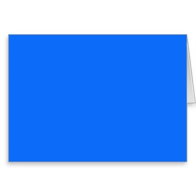 Solid Blue Solid Backgrounds Solid Color Greeting Card