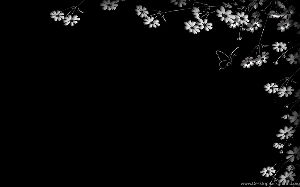 Floral Wallpapers With Black Backgrounds 24 Desktop Wallpapers ...