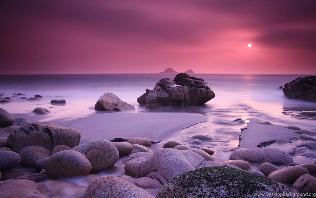 Pink Sunset Wallpapers Desktop