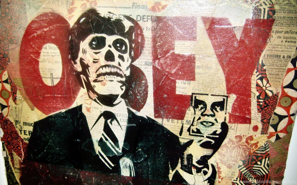 16692) Obey Desktop Backgrounds Wallpapers   WalOps.com
