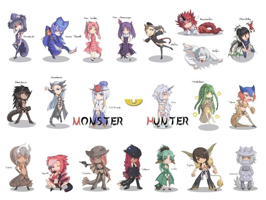 Wallpapers Monster Hunter Chibi Wg Need Your Help Manga Anime ...