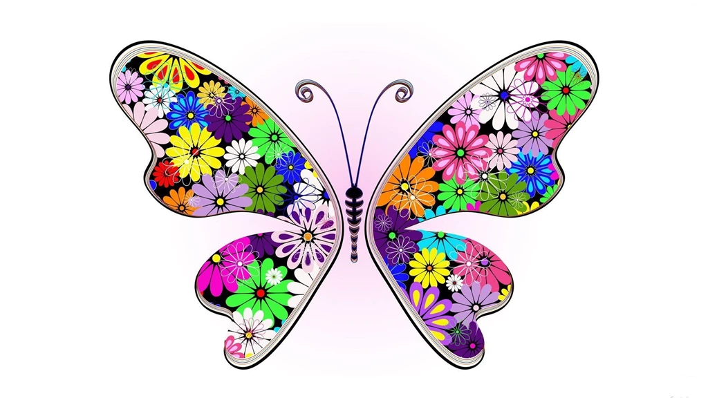 Abstract Colorful Butterfly Hd Images
