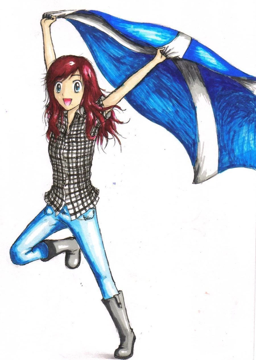 OC Lynn   Scotland Flag By Lorellashray On DeviantArt