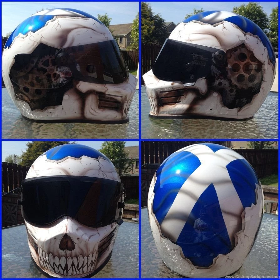 Cracked Skull Scotland Flag Helmet By Dekoart13 On DeviantArt