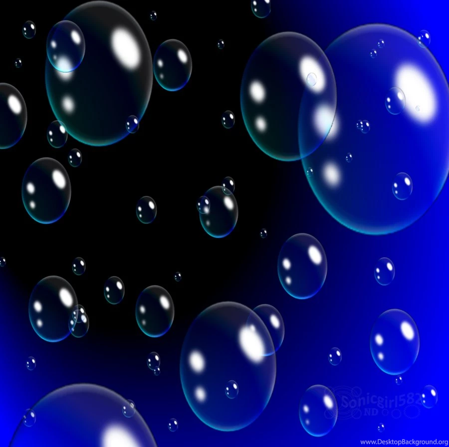 Blue And Black Bubble Background  REQUESTED By Sonicgirl582 On ...
