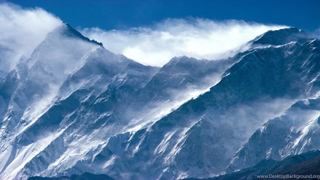 1366x768 Mount Everest peak in himal Desktop PC And Mac Wallpapers