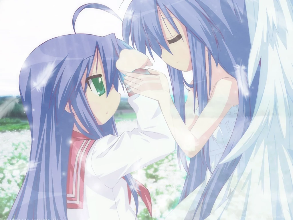 Angel Izumi Kanata Izumi Konata Lucky Star Wings Wallpapers ...