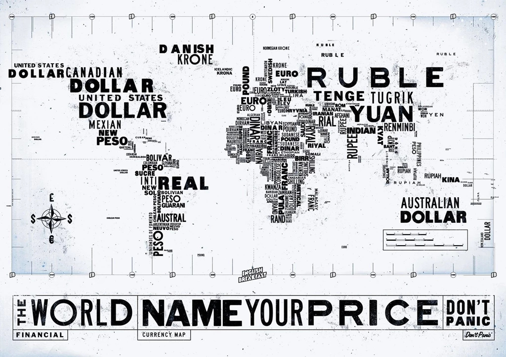 Money, World, Typography, Dollar Bills, World Map, Currency, Price ...