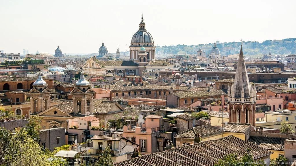 Rome Skyline Italy 4K Wallpapers / Desktop Backgrounds