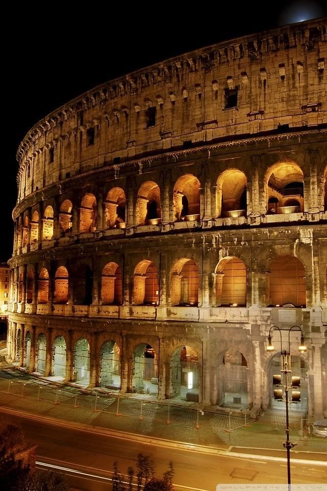 Amphitheatre In Rome, Italy HD Desktop Wallpapers : Widescreen ...