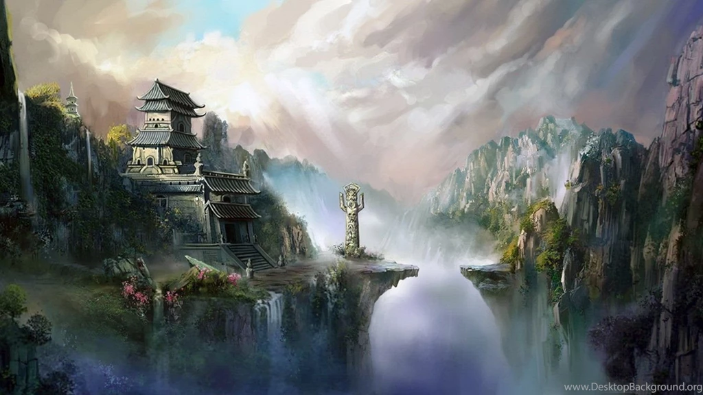 Temple In The Ridge Wallpaper Backgrounds