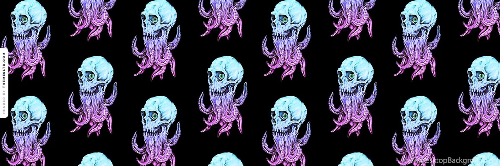 Skull Octopus Twitter Header Skull Wallpapers