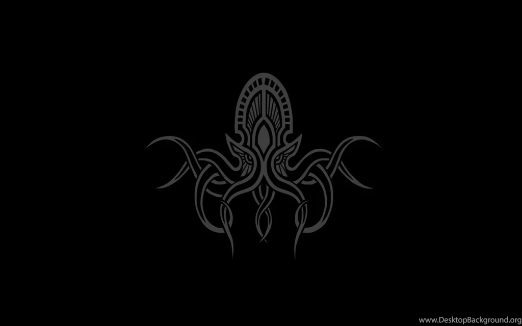 Image Octopus Alien On A Black Backgrounds Wallpapers And Images ...