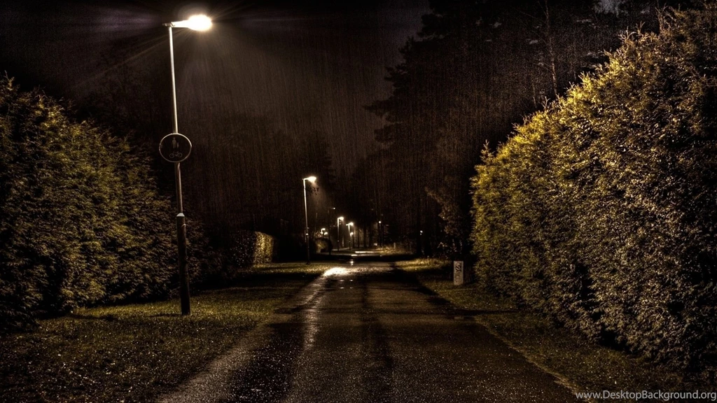 Gallery For Night Rain Wallpapers Hd