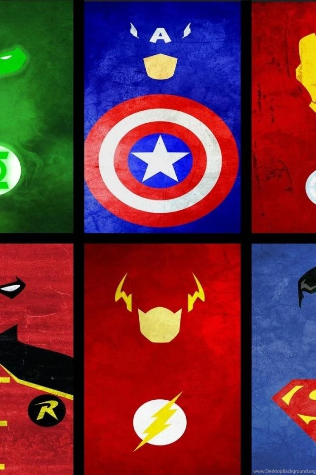 HDscreen: Batman Captain America DC Comics Flash (superhero) Green ...