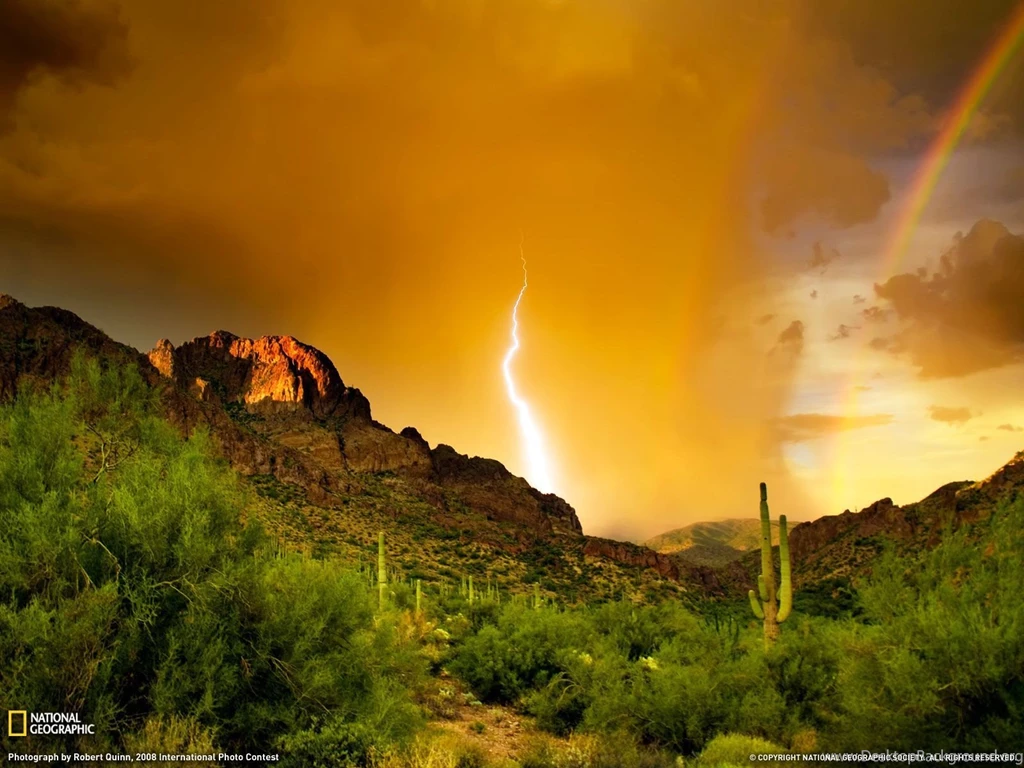 Lightning Photo, Superstition Mountains Wallpapers   National ...