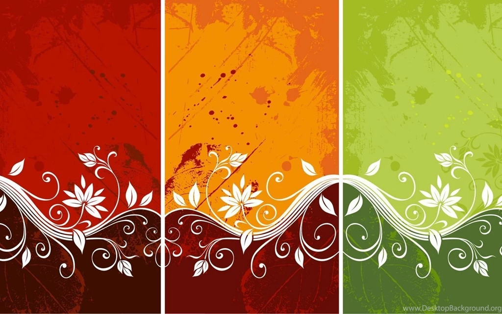 1440x900 Floral Vector Art Wallpapers